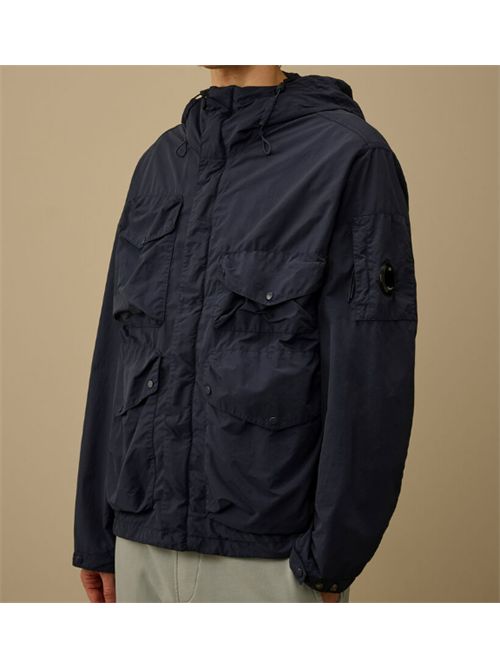 FLATT NYLON GOGGLE JACKET C.P.COMPANY | 20CMOW013A005991G889 - MIDNIGHT NAVY